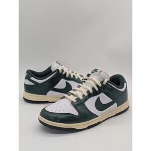 Womens Size 10 - Nike Dunk Low Vintage Green Coconut Milk White Shoes DQ8580-100